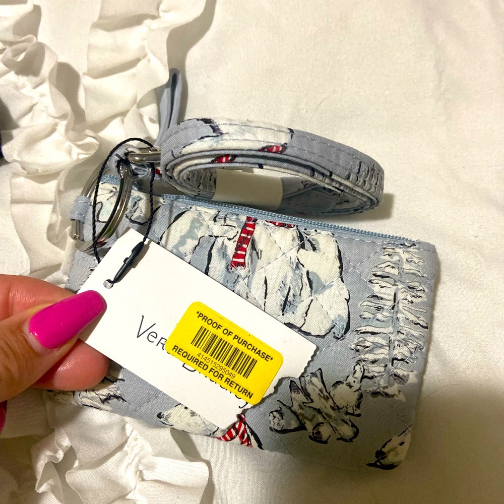 Vera Bradley lanyard pocket purse